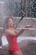 美在小雨温泉--初 雪